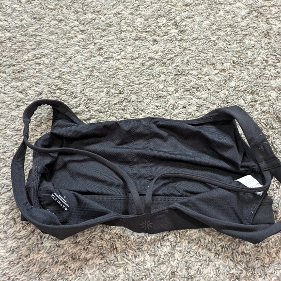 Athleta Black Strappy Athletic Exercise Workout Sports Bra S - Picture 6 of 9